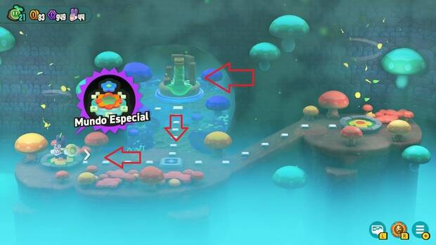 Super Mario Bros. Wonder - Entrada oculta al Mundo Especial desde el Mundo 5