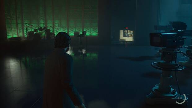 Alan Wake 2 - Madrugada: puerta de salida del estudio