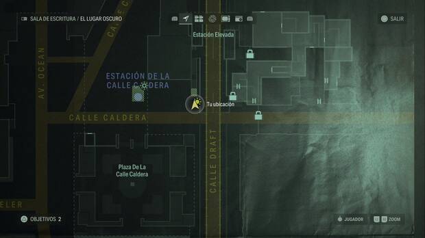 Alan Wake 2 - Casey: cambialuz del cruce de Caldera con Draft