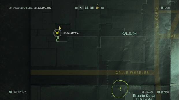 Alan Wake 2 - Palabras de poder: palabra de arreglo #1 en Casey