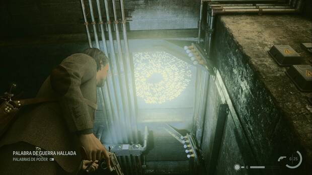 Alan Wake 2 - Palabras de poder en Casey: ubicación de la palabra de guerra #2 en el metro