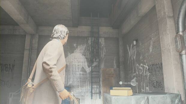 Alan Wake 2 - Casey: escalera de mano para avanzar