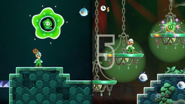 Super Mario Bros. Wonder - Localización de la Semilla maravilla #1 en Luces en la casa encantada