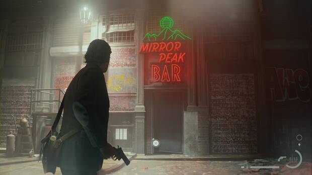 Alan Wake 2 - 665: Puerta del bar Mirror Peak Bar