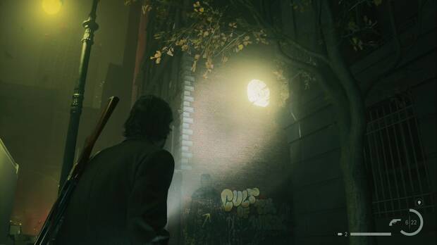 Alan Wake 2 - Palabras de poder en 665: palabra de ayuda #3 en el callejón al oeste del hotel