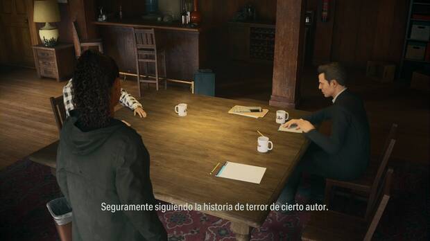 Alan Wake 2 - Encantador: Saga habla con Alan Wake