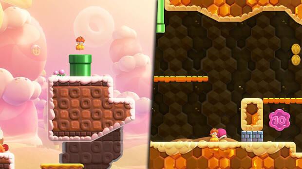 Super Mario Bros. Wonder - Localización de la Moneda púrpura #3 en Bufé libre para los Digaahs