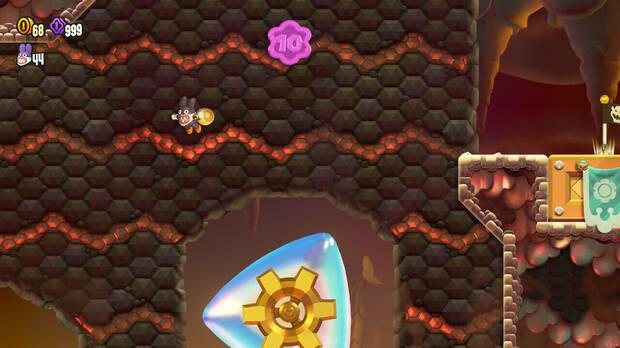 Super Mario Bros. Wonder - Localización de la Moneda púrpura #1 en Reto de insignia - Giro flotante 2