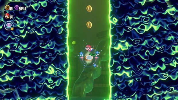 Super Mario Bros. Wonder - Localización de la Semilla maravilla #1 en Especial Fungijí: Rosquilla rodante