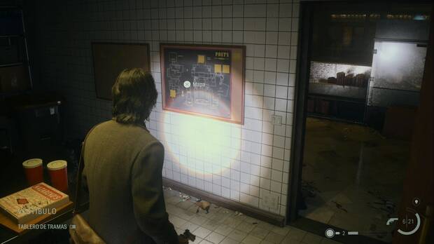 Alan Wake 2 - Peli de Zane: ubicación del mapa del cine
