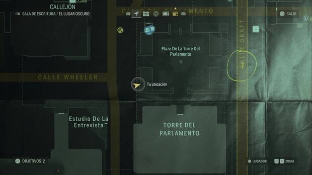 Alan Wake 2 - Peli de Zane: ubicación del teléfono público
