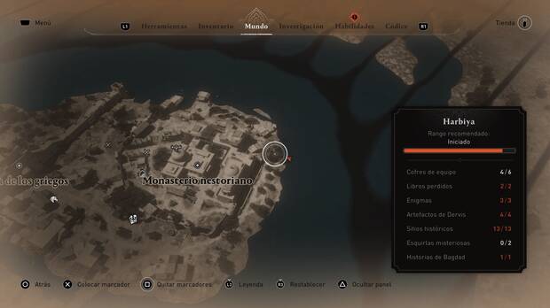 Assassin's Creed Mirage - Localización de la solución al enigma Un tesoro sagrado