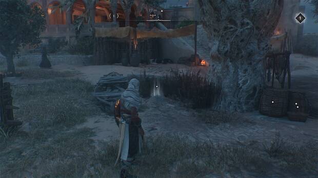 Assassin's Creed Mirage - Lugar de la solución al enigma Un tesoro sagrado