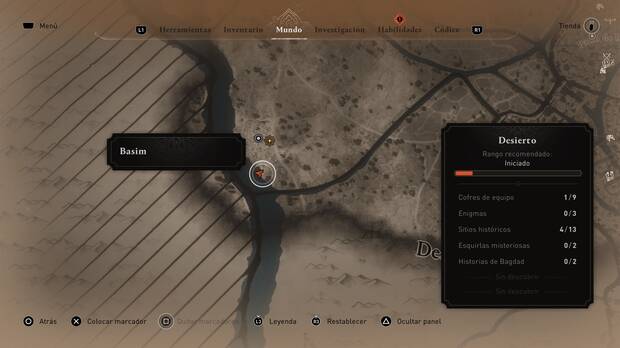Assassin's Creed Mirage - Localización de la solución al enigma El abandono