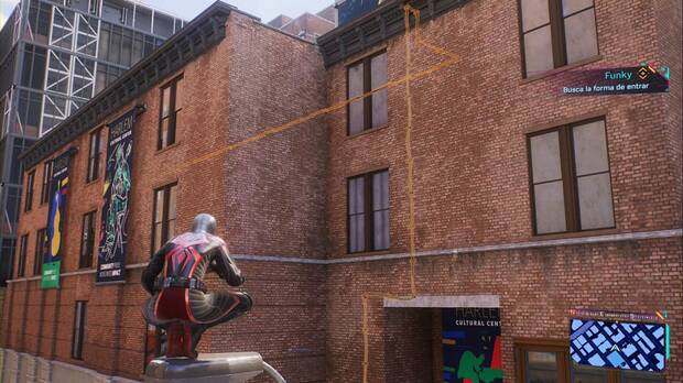 Marvel's Spider-Man 2 - Funky: sistema de cableado a la vista con el escáner