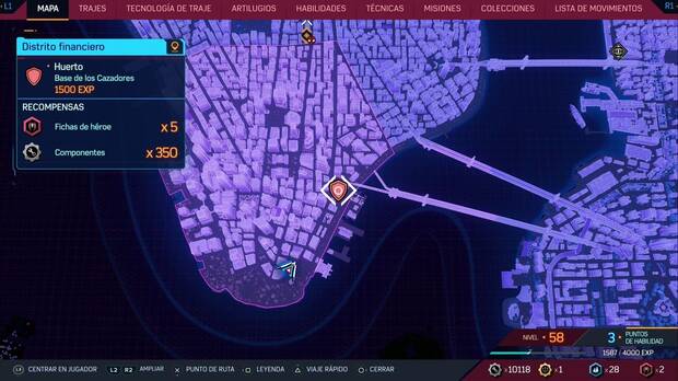 Marvel's Spider-Man 2 - Bases de los Cazadores, ubicación de Huerto