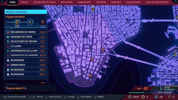 Marvel's Spider-Man 2 - Escondites de los Cazadores en el Distrito Financiero