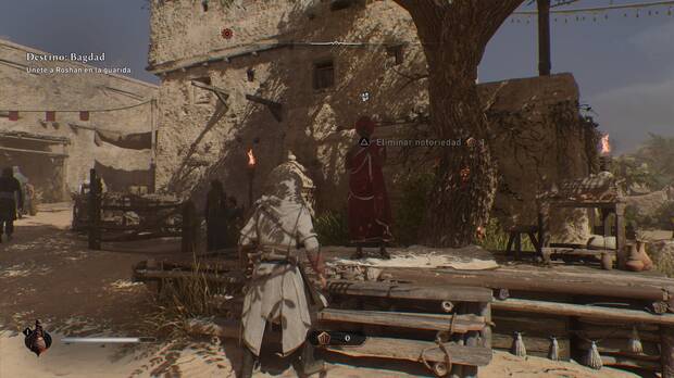 Assassin's Creed Mirage - Reducir la notoriedad sobornando al munadi