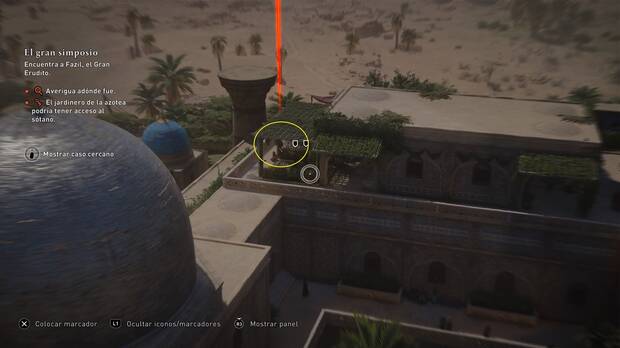Assassin's Creed Mirage - Jardinero de la azotea y llave del sótano