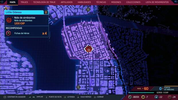 Marvel's Spider-Man 2 - Nidos de simbiontes: nido de simbiontes en Little Odessa