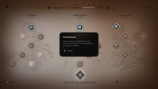 Assassin's Creed Mirage - Conseguir y usar puntos de habilidad