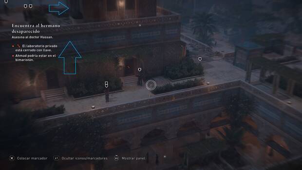 Assassin's Creed Mirage - Entrada al laboratorio privado del bimaristán desde el tejado