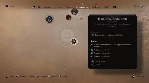 Assassin's Creed Mirage - Misión de buscar al conservador de libros