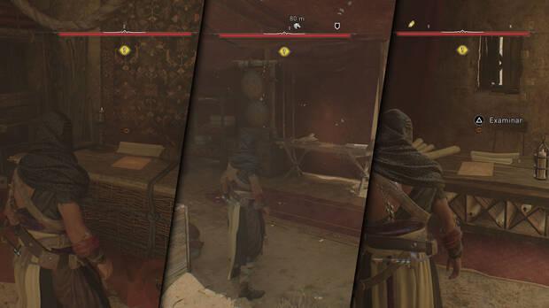Assassin's Creed Mirage - Encontrar información en el almacén de decomisos