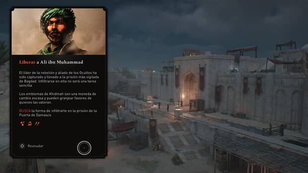 Assassin's Creed Mirage - Misión de liberar a Ali ibn Muhammad
