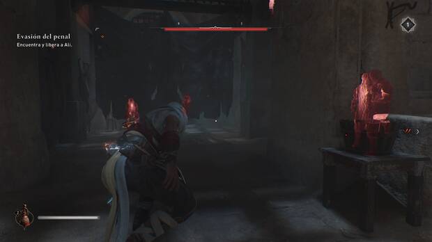 Assassin's Creed Mirage - Guardias detrás de las cortinas en la prisión de la Puerta de Damasco