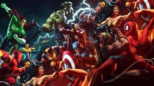 Superhéroes Marvel y DC