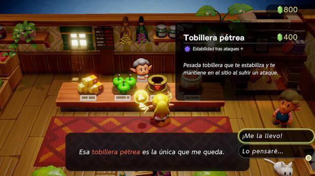 The Legend of Zelda: Echoes of Wisdom - Cómo conseguir el complemento Tobillera pétrea