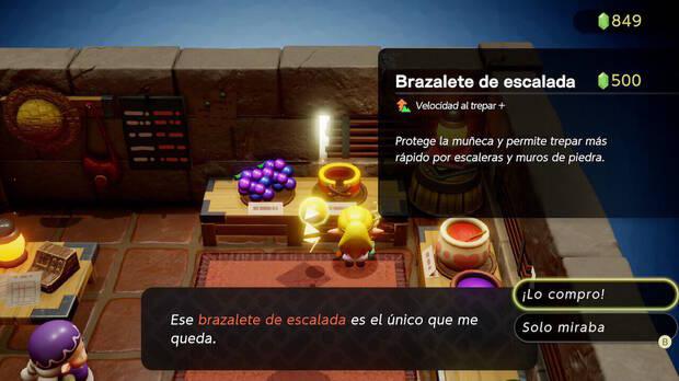 The Legend of Zelda: Echoes of Wisdom - Cómo conseguir el complemento Brazalete de escalada