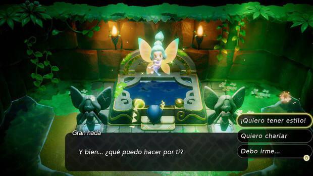 The Legend of Zelda: Echoes of Wisdom - Cómo desbloquear más espacios para equipar complementos