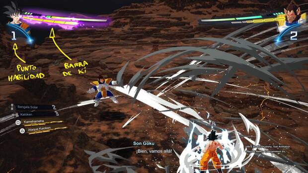 Dragon Ball: Sparking! Zero - Cargar al máximo el Ki para entrar en modo Sparking