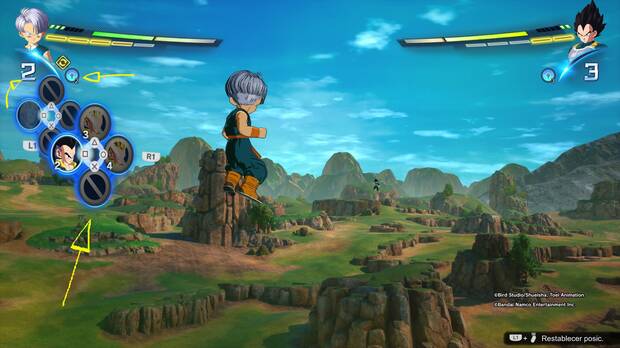 Dragon Ball: Sparking! Zero - Menú de fusiones y cómo activarlas