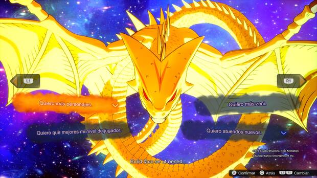 Dragon Ball: Sparking! Zero - Qué deseos puedes pedir a Súper Shenron