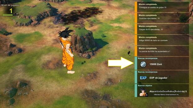 Dragon Ball: Sparking! Zero - Completa combates de episodios para ganar zeni fácilmente