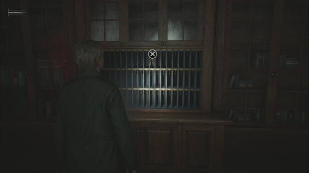Silent Hill 2 Remake - Hotel Lakeview: ubicación de la Llave de la habitación 312 en la sala de Registro