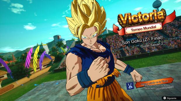 Dragon Ball: Sparking! Zero - Ganar mucha EXP al completar torneos mundiales