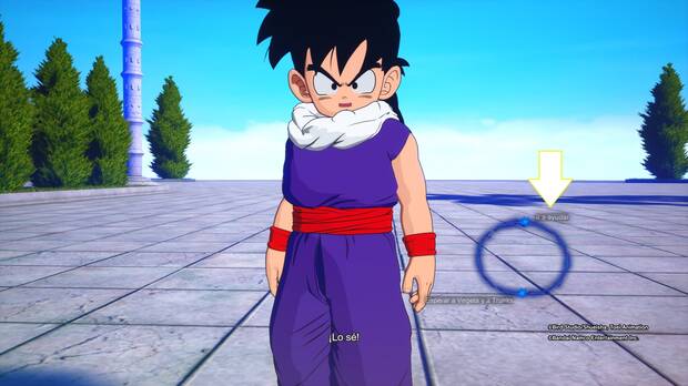 Dragon Ball: Sparking! Zero - Ir a ayudar en Cámara de Tiempo Hiperbólico