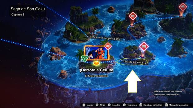 Dragon Ball: Sparking! Zero - Derrotar a Célula en ¡Derrota a Célula!