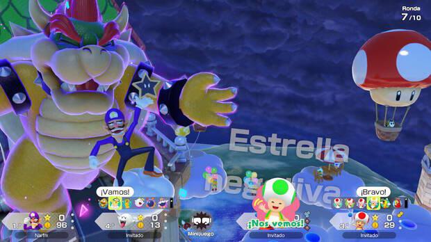 El Bowser de pega hará de las suyas (fastidiar a todo quisqui) por todos los tableros.