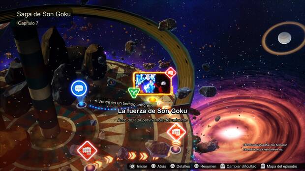 Dragon Ball: Sparking! Zero - Completar la historia de Goku para tener acceso a la historia de Jiren