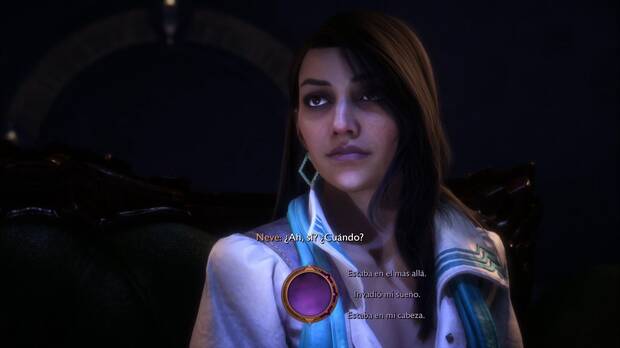 Dragon Age: The Veilguard - Sombras del viejo Arlathan: Neve pregunta por Solas durante la conversación en el faro