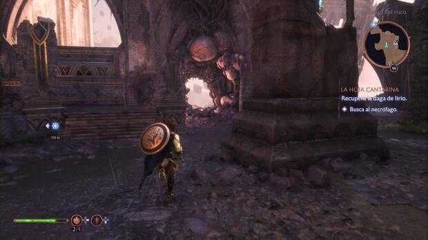 Dragon Age: The Veilguard - La hoja cantarina: zona de corrupción despejada en la plaza con enemigos