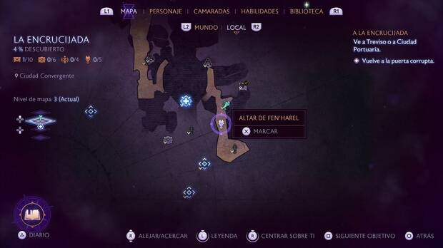 Dragon Age: The Veilguard - Altares de Fen'Harel: ubicación del primer altar de la Encrucijada