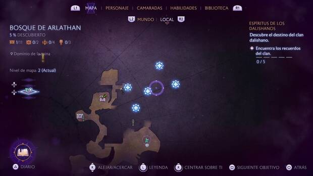 Dragon Age: The Veilguard - Espíritus de los dalishanos: ubicación de los recuerdos de lo dalishanos en el Bosque de Arlathan