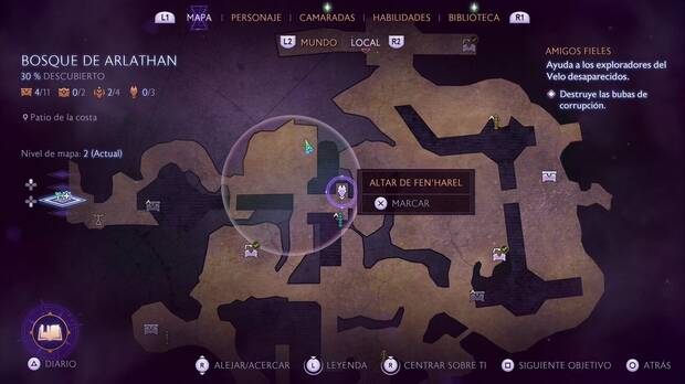 Dragon Age: The Veilguard - Altares de Fen'Harel en el Bosque de Arlathan: ubicación del primer altar de Fen'Harel en el Bosque de Arlathan