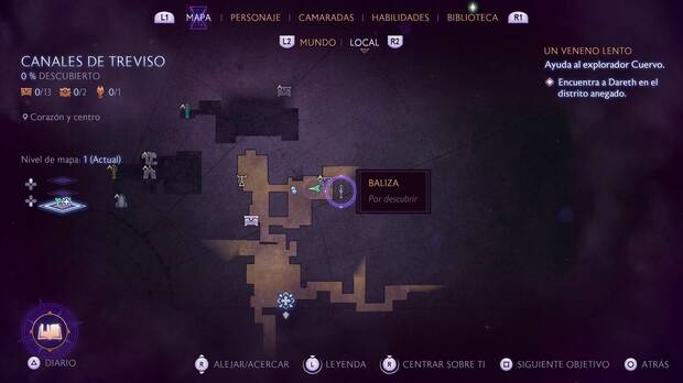 Dragon Age: The Veilguard - Un veneno lento: ubicación de la baliza al este de la guarida de los Cuervos
